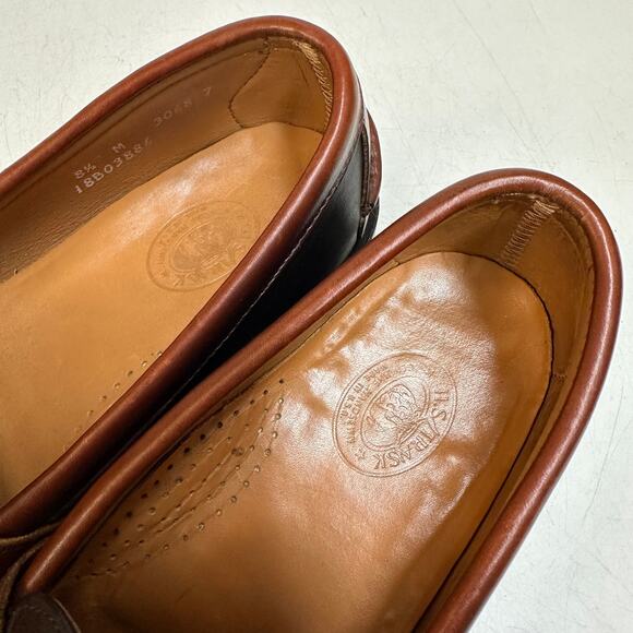 NEW HEELS Rancourt & Co. x H. S. Trask Brown Penny Loafer Handsewn USA 8.5 D main image 7